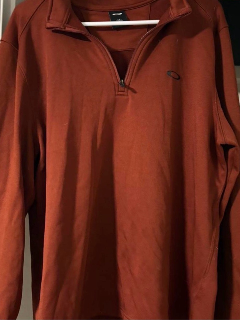 Oakley Rust/Burnt Orange Crew with Logo Tag